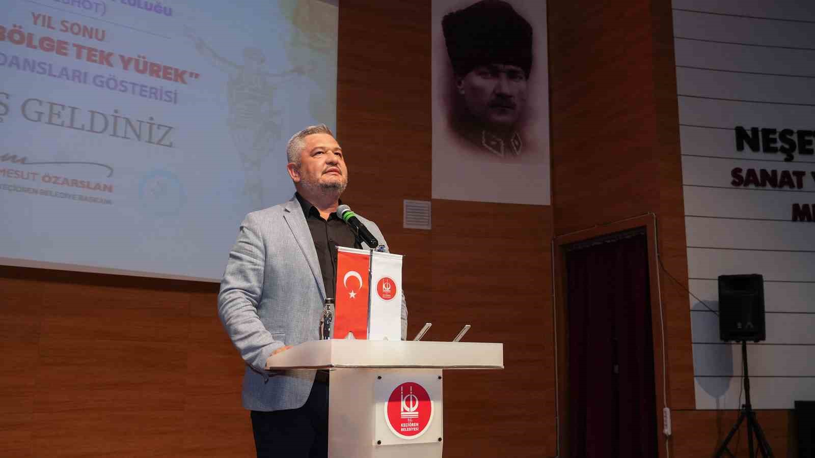 Keçiören’de ‘Yedi Bölge Tek Yürek’ gösterisi gerçekleşti