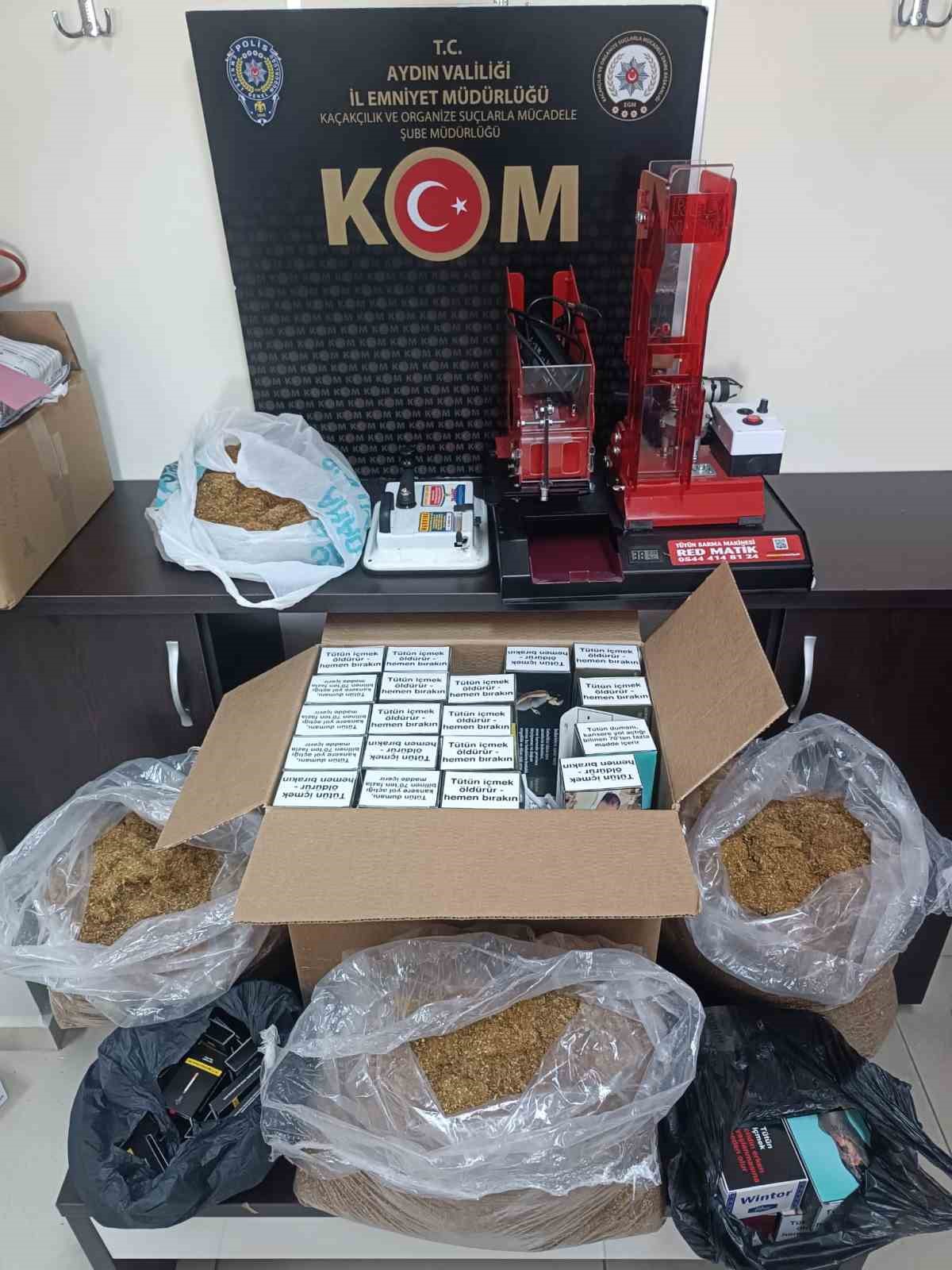 Aydın’da KOM ekipleri kaçakçılığa geçit vermedi: 8 şüpheli yakalandı
