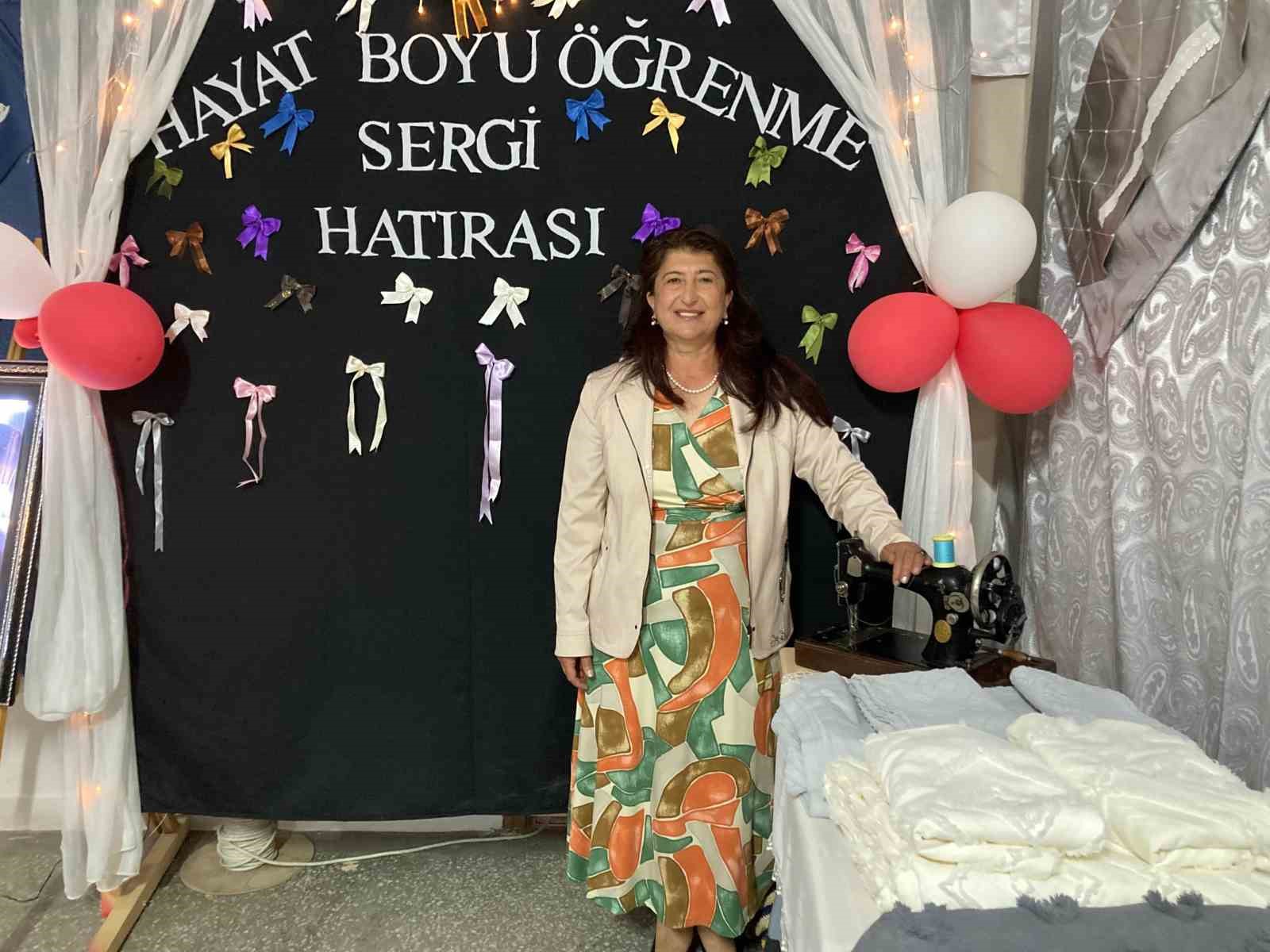 Sultandağı&rsquo;nda Halk Eğitim Merkezinde yıl sonu sergisi a&ccedil;ıldı
