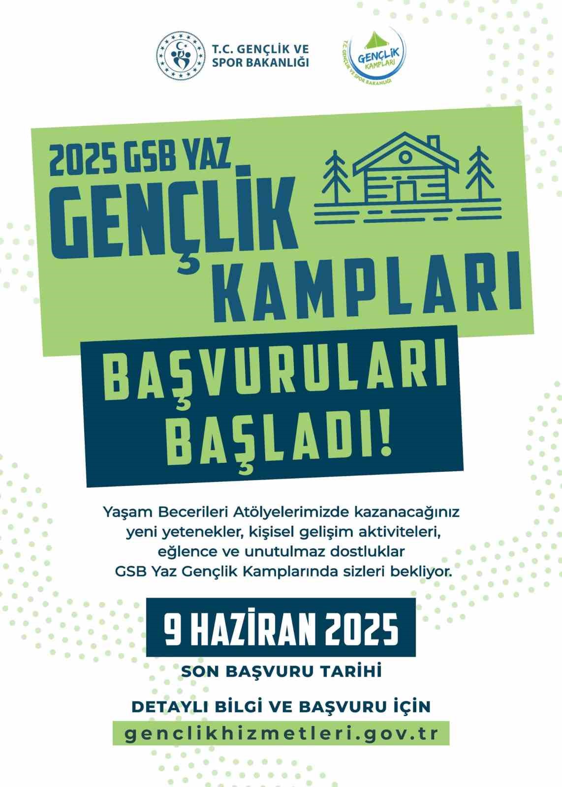 Elazığ’da Yaz Gençlik Kampı başvuruları sürüyor
