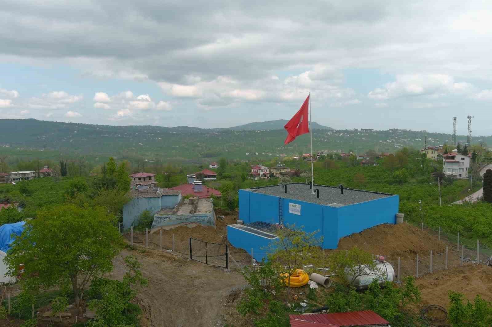 Ordu’da bin 500 hanenin uzun yıllar su ihtiyacını karşılayacak depo hizmete başladı