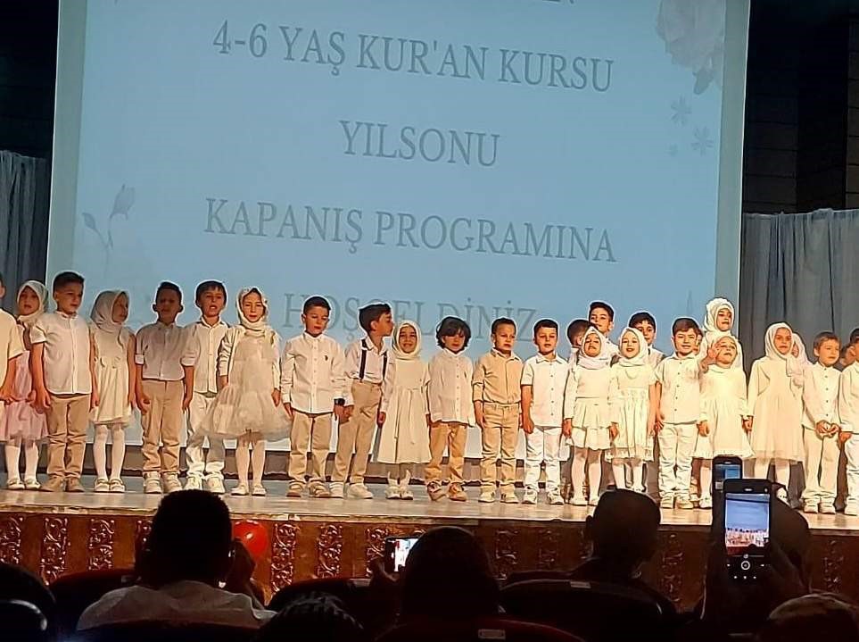 4-6 Yaş Kur’an Kursu yıl sonu kapanış programı gerçekleştirildi