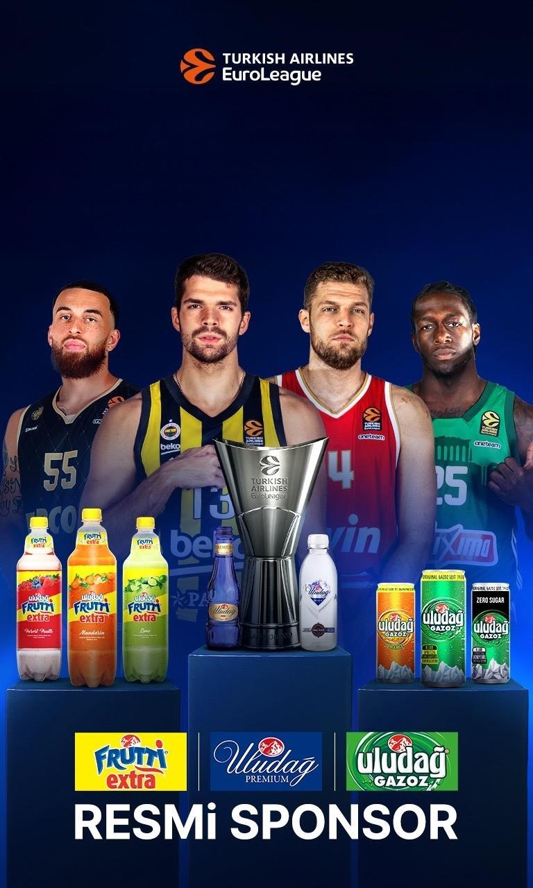 Uludağ İçecek, 3 markasıyla Turkish Airlines EuroLeague Final Four 2025’in resmi sponsor oldu