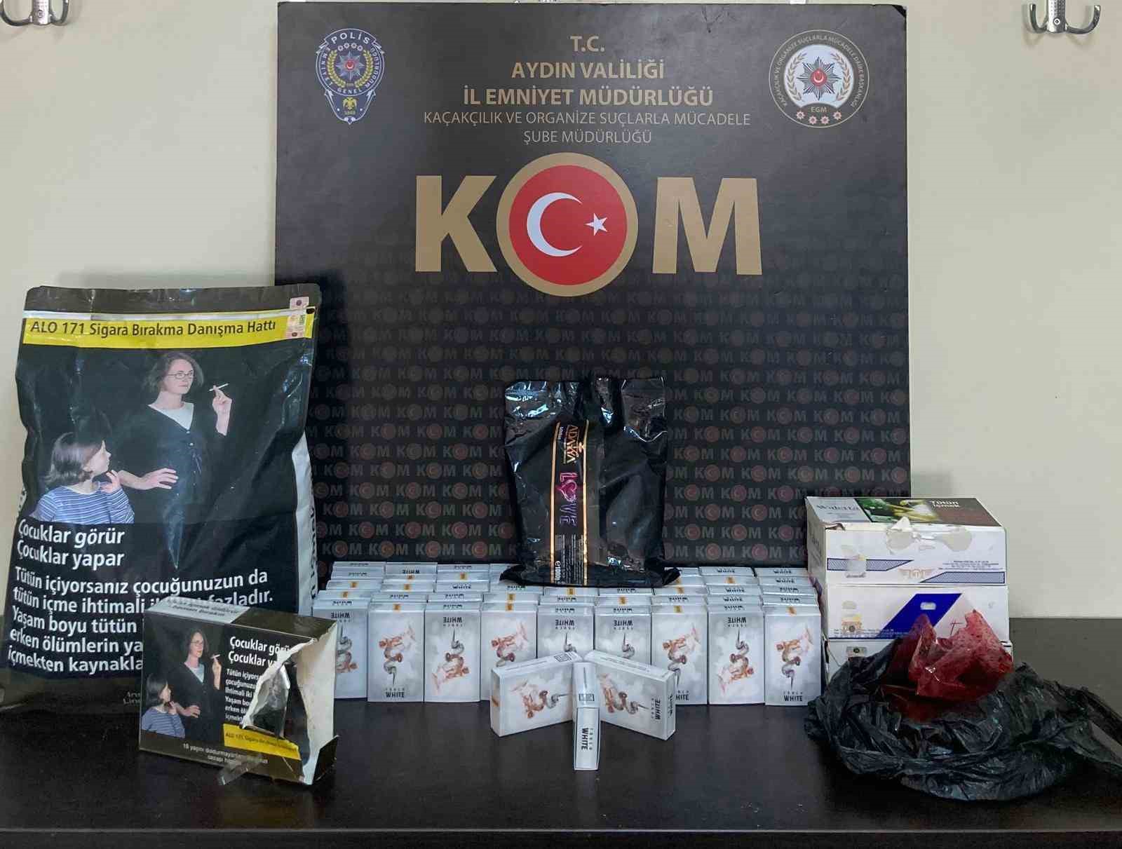 Aydın’da KOM ekipleri kaçakçılığa geçit vermedi: 8 şüpheli yakalandı