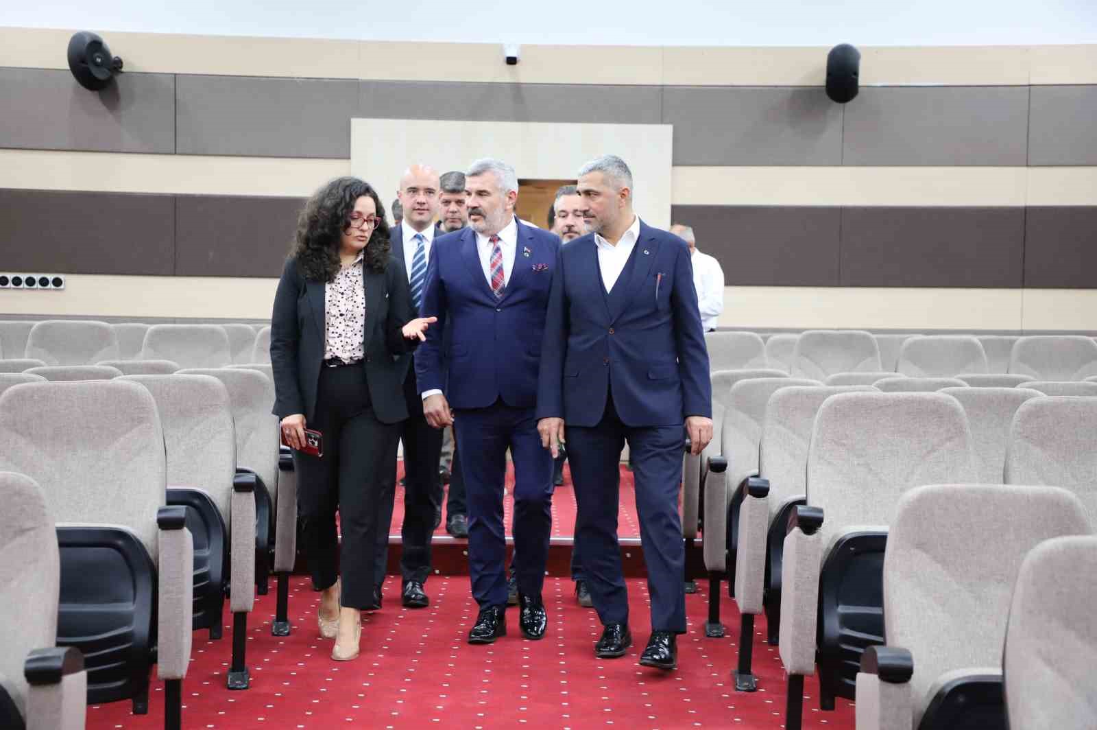 Bulgaristan Edirne Başkonsolosu, Çerkezköy TSO Başkanı Çetin ile görüştü
