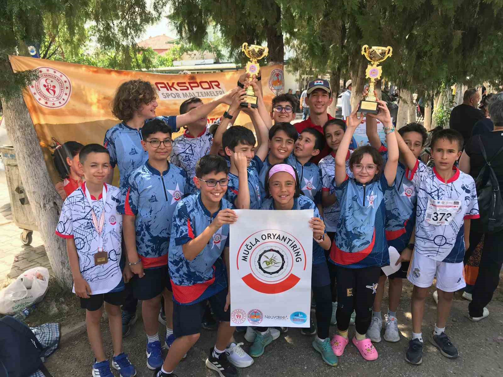 Muğla Oryantiring takımı Türkiye 2.’si oldu