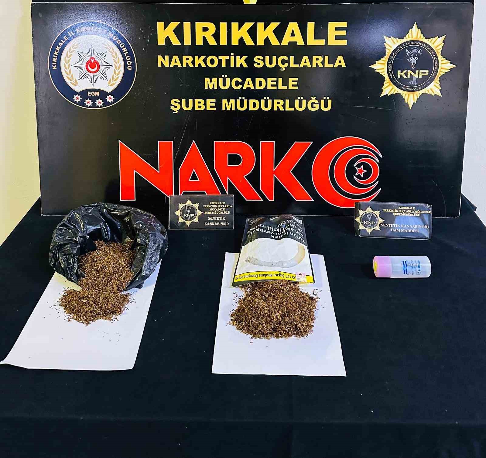 Kırıkkale’de uyuşturucu operasyonu: 2 tutuklama