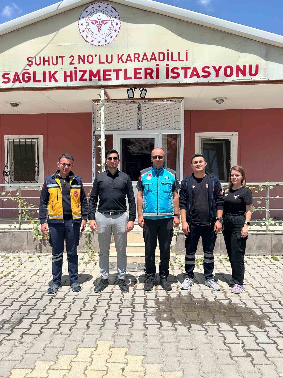 Afyonkarahisar’da sağlık yatırımları yerinde incelendi
