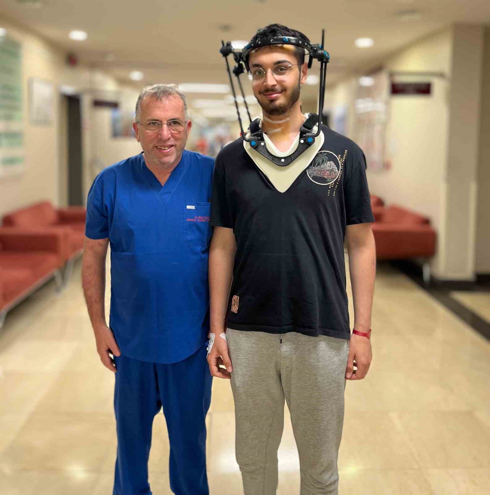 Motosiklet kazasında ağır yaralanan genç, Ordu’da sağlığına kavuştu