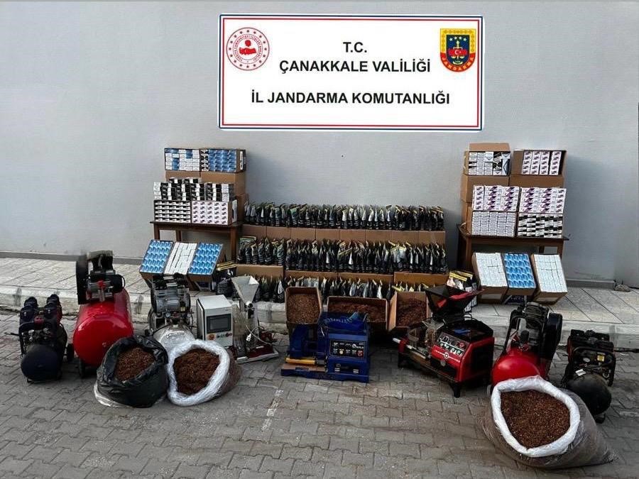 Çanakkale’de Jandarmadan kaçak tütüne geçit yok