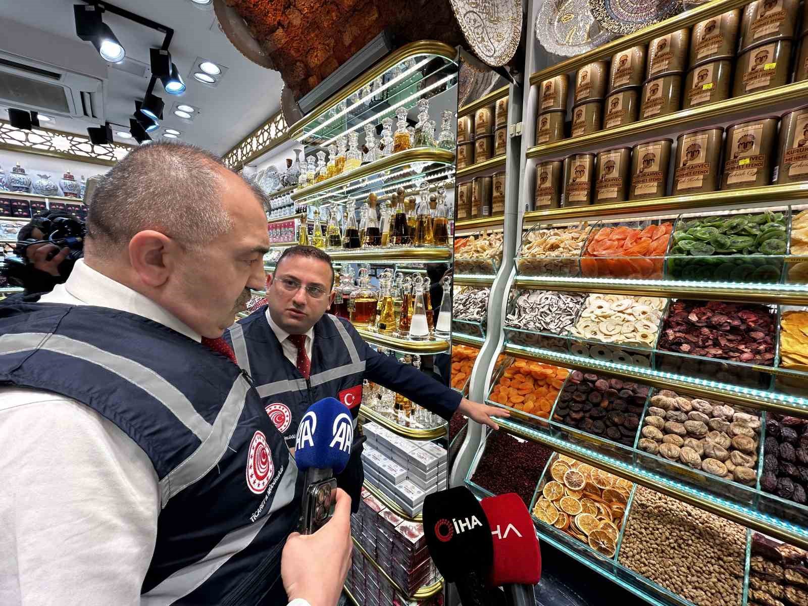 Kurban Bayramı öncesi Mısır Çarşısı’nda fahiş fiyat denetimi