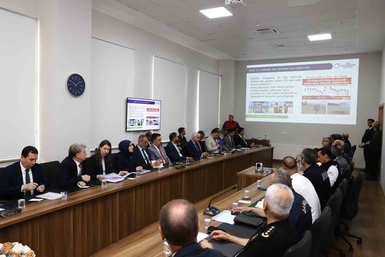 Ordu’da suda boğulma olaylarını önlemek için alınacak tedbirler belirlendi