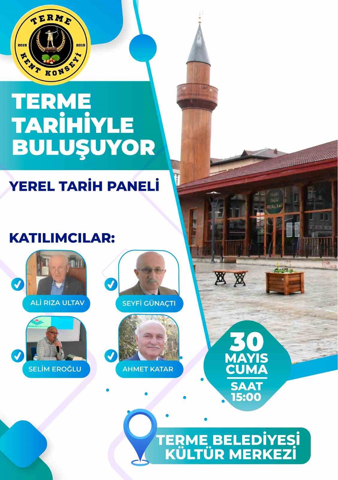 "Terme Tarihiyle Buluşuyor" paneline davet

