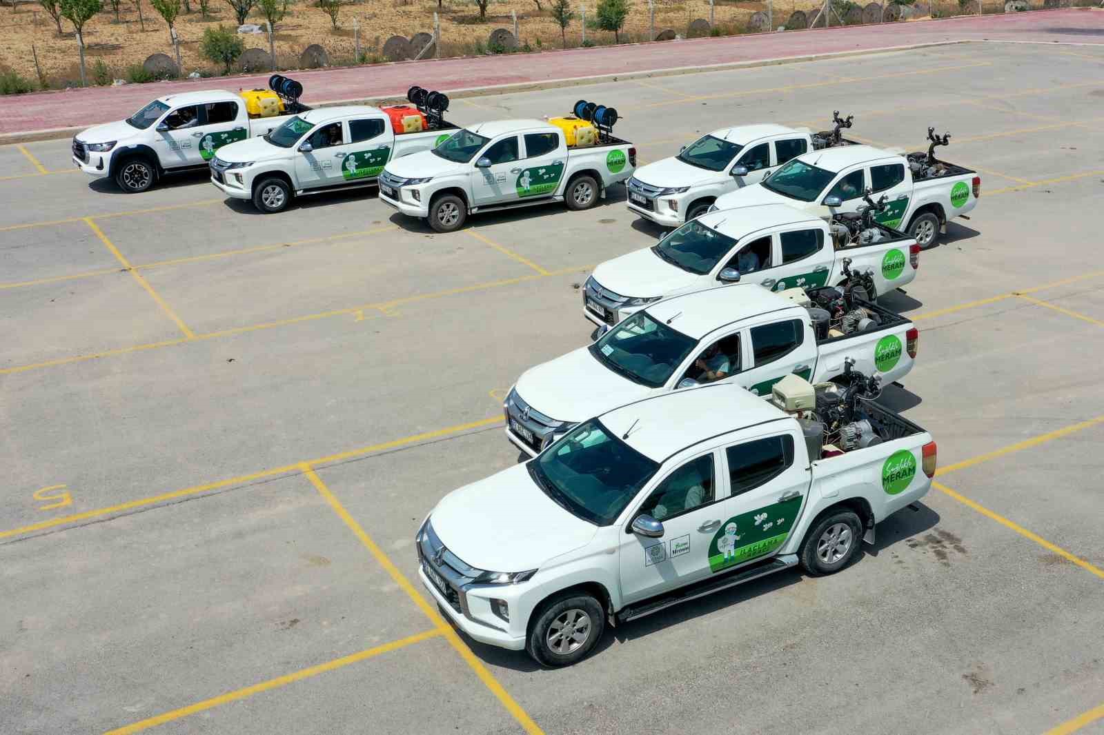 Meram Belediyesinden yaz öncesi yoğun ilaçlama seferberliği