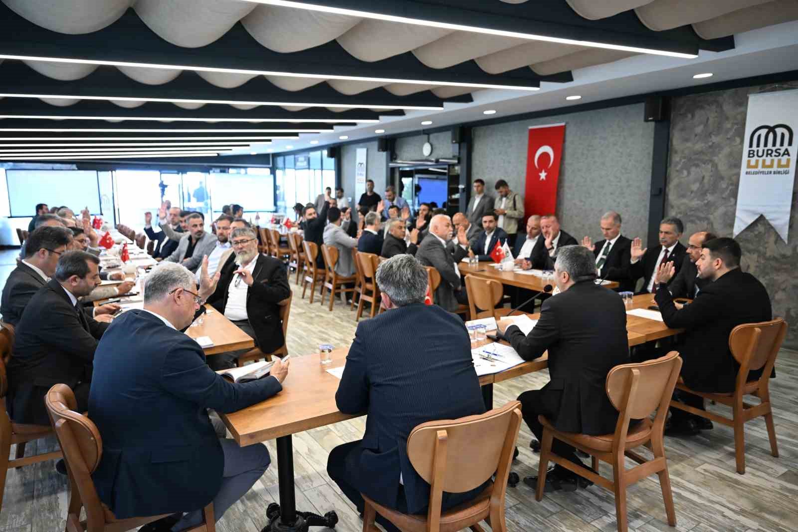 Bursa Belediyeler Birliği 2025 yılı olağan meclis toplantısını ger&ccedil;ekleştirdi
