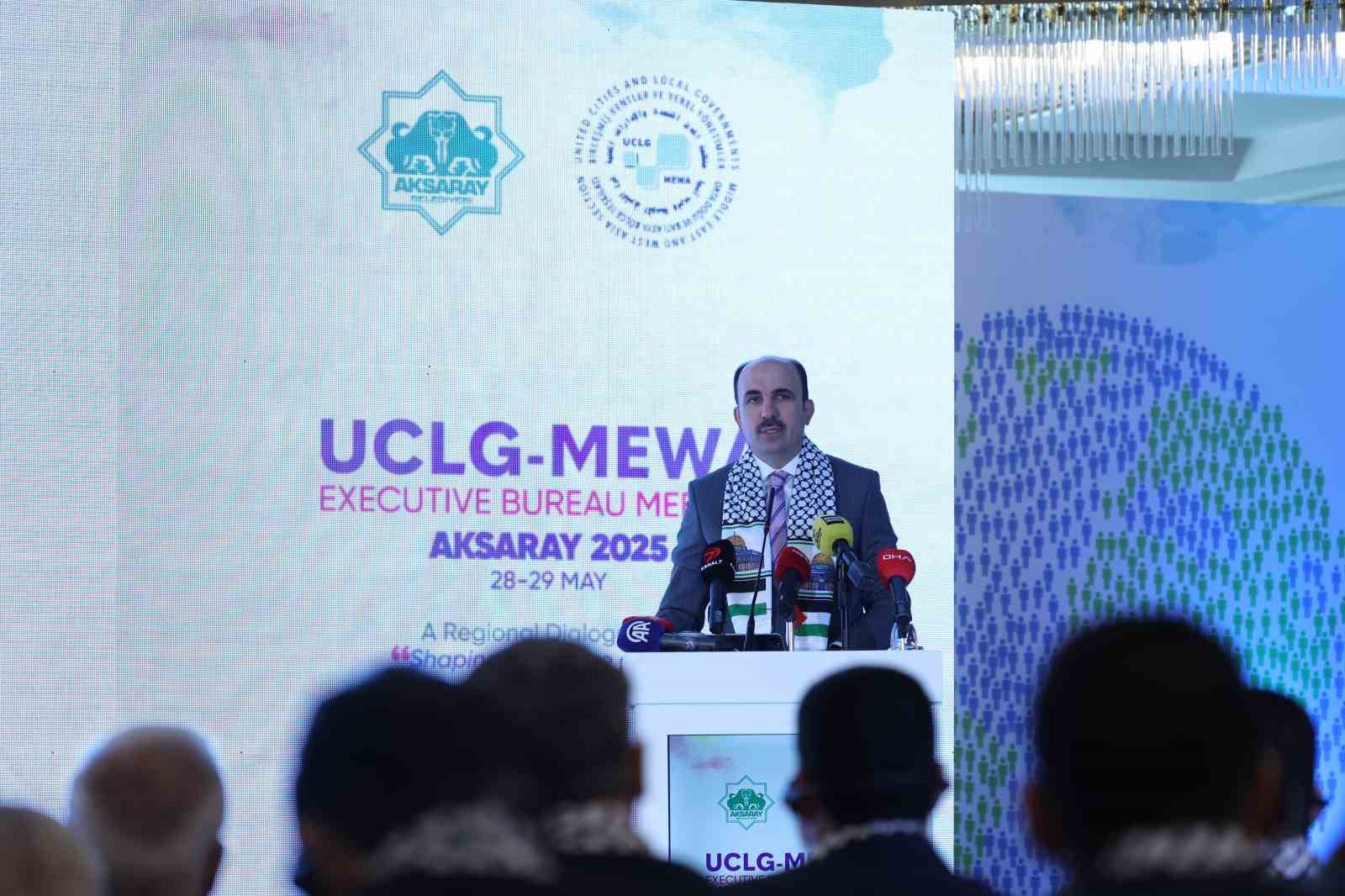 UCLG-MEWA Toplantısı’nda konuşan Başkan Altay: "İsrail’in uluslararası hukuk önünde en ağır şekilde cezalandırılması gerekir"
