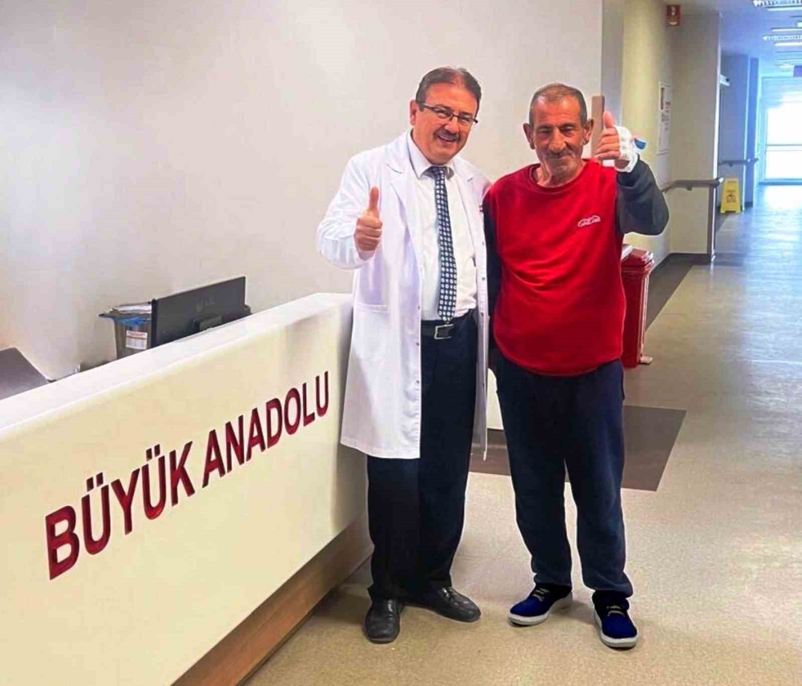 Artvinli hasta Samsun’da şifa buldu