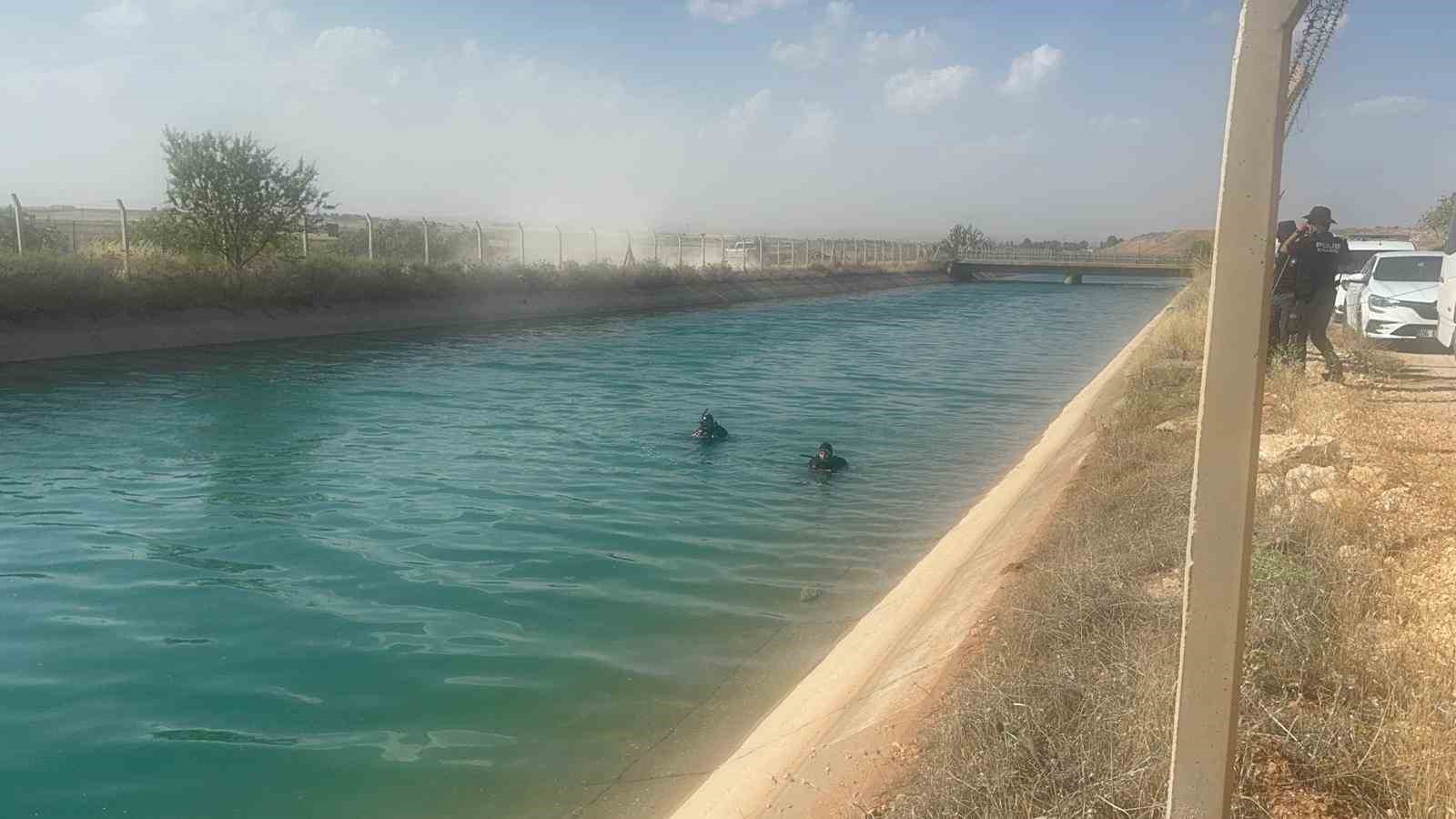 Şanlıurfa’da sulama kanalında kaybolan çocuğu arama çalışmaları 3’üncü gününde devam etti