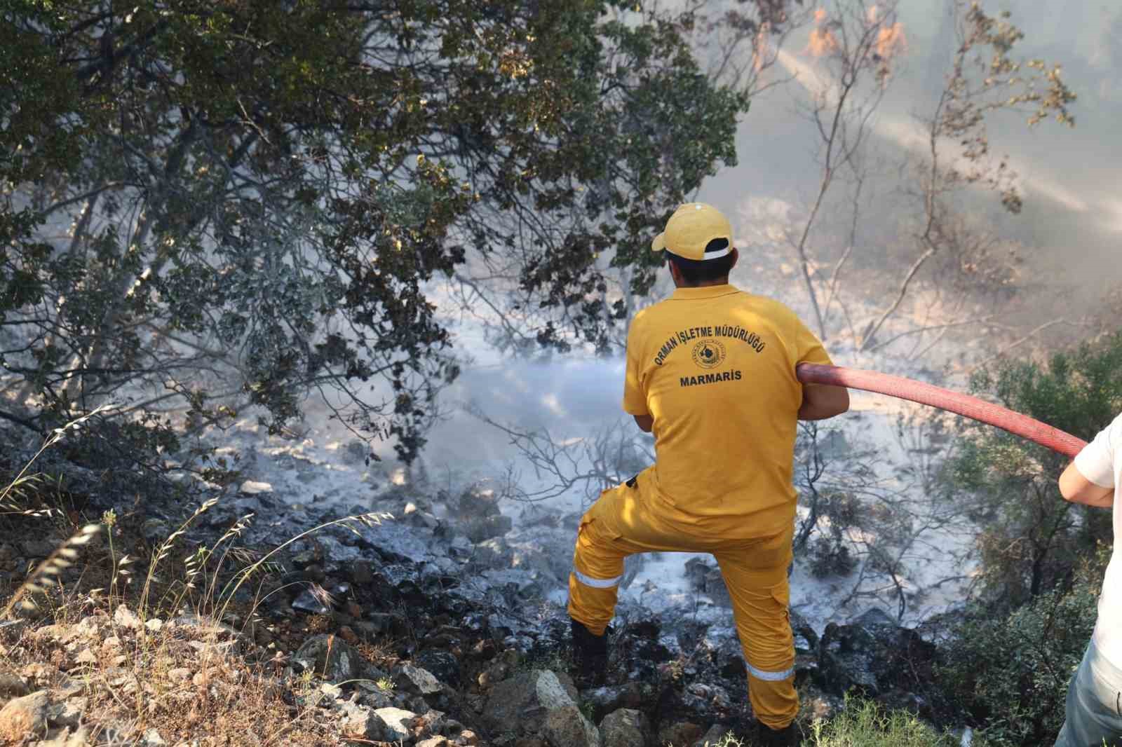 Ateş savaşçıları alevlere geçit vermedi