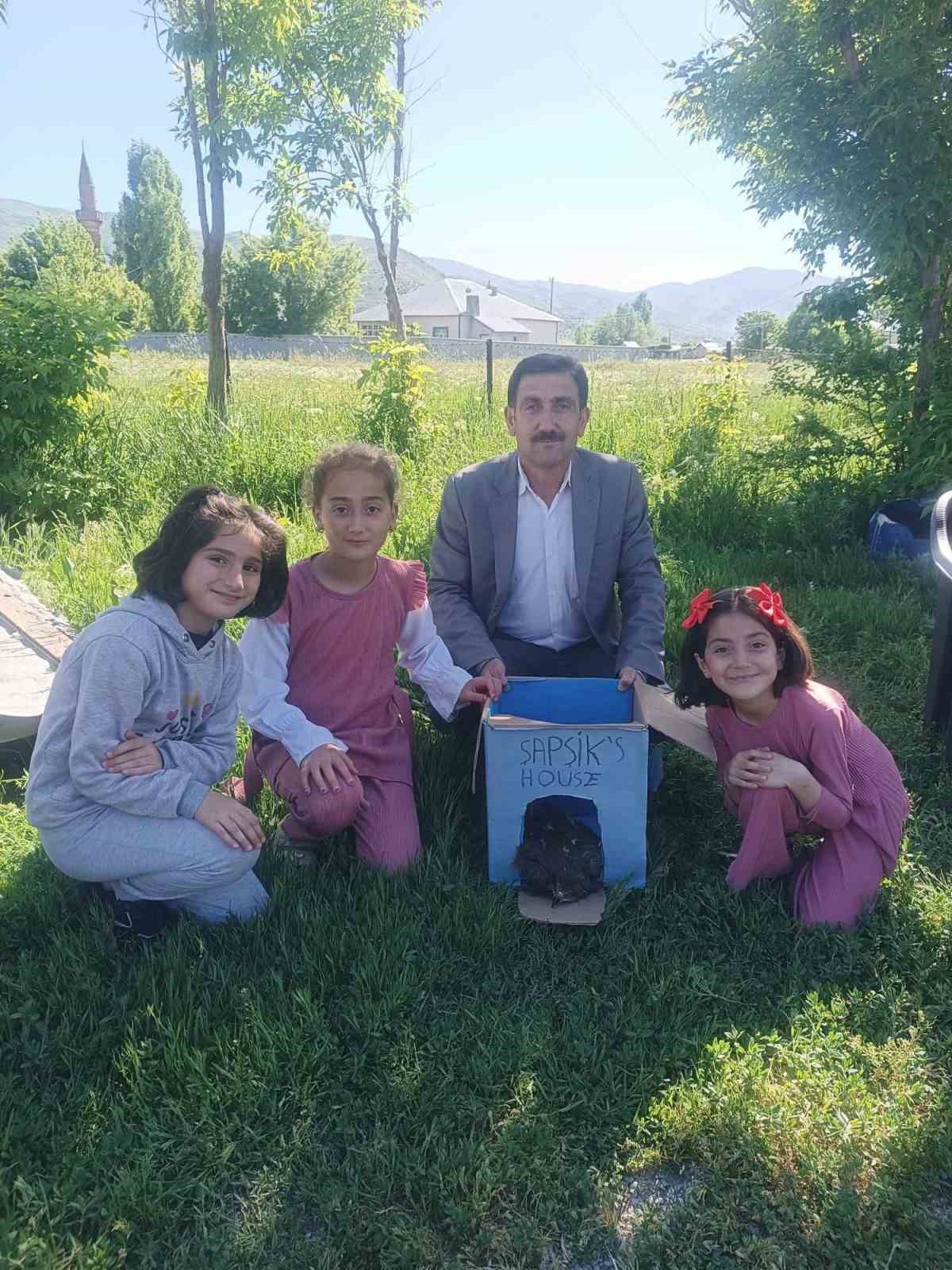 Muş’ta yaralı halde bulunan kartal yavrusu duyarlı vatandaşlar sayesinde koruma altına alındı