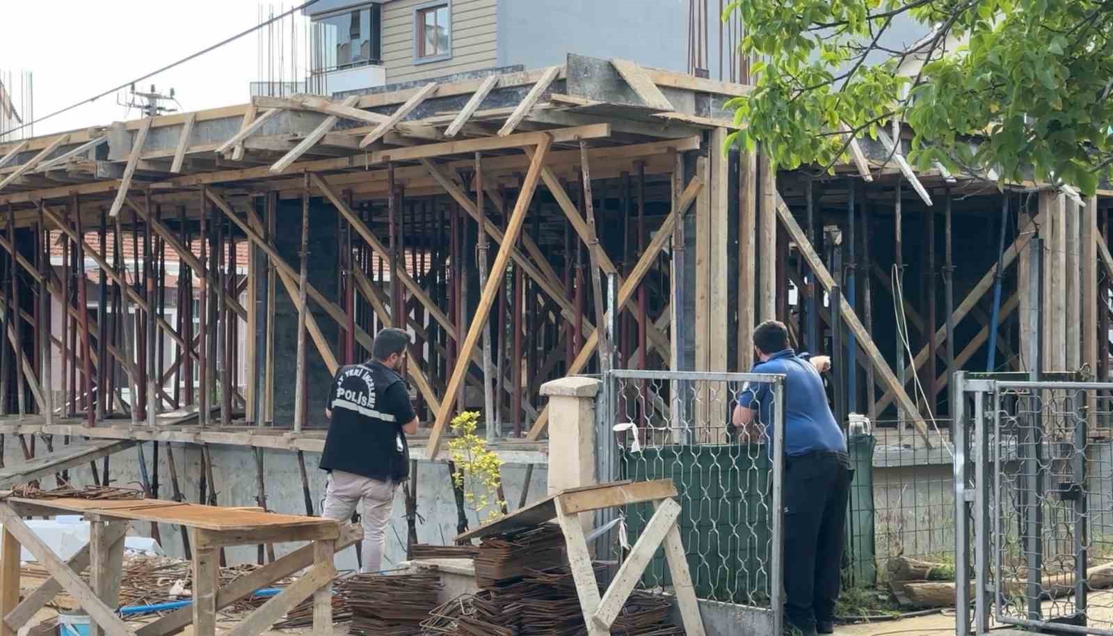 İnşaatta temizlik yaparken 2 bu&ccedil;uk metreden d&uuml;şt&uuml;
