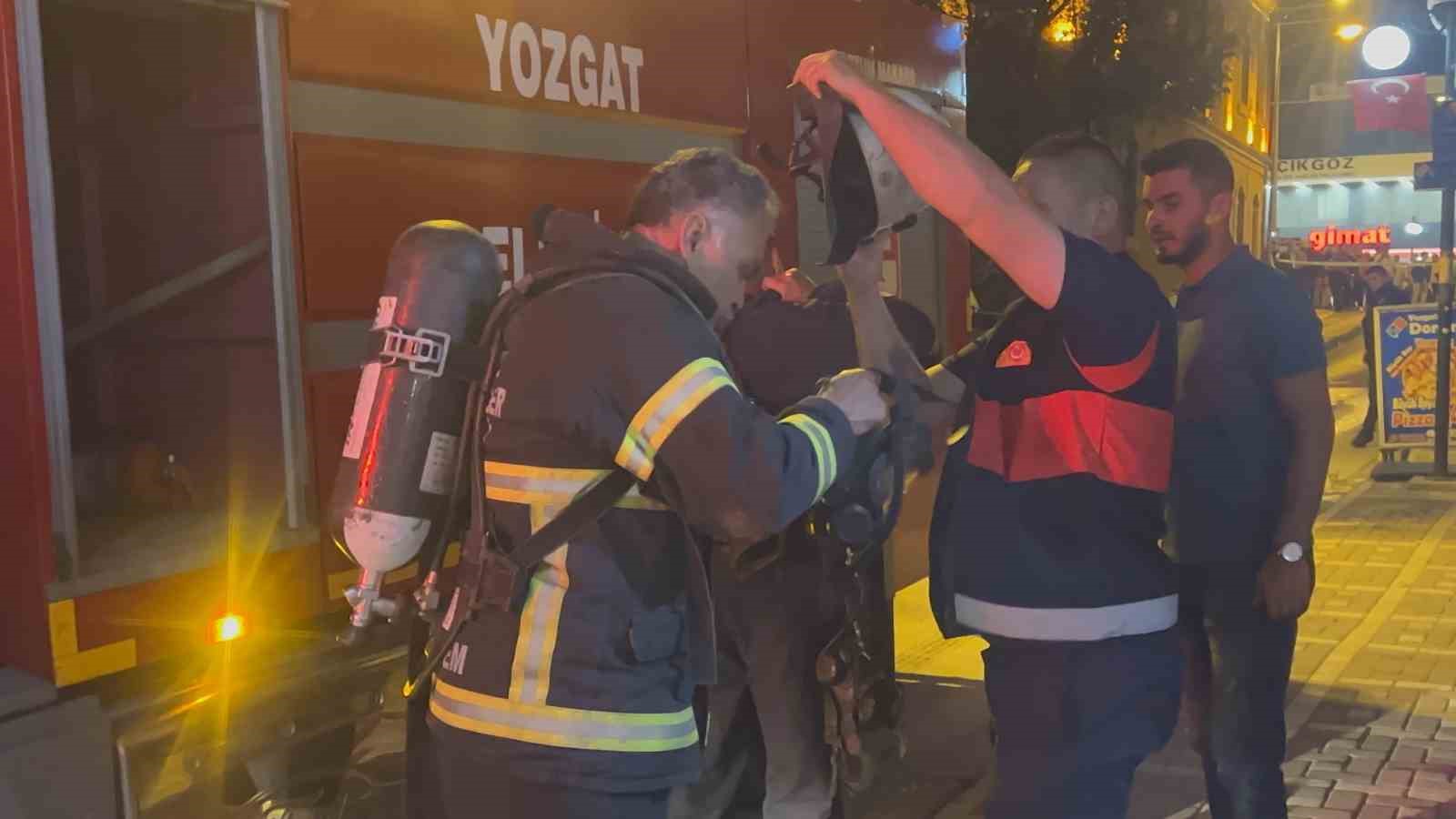 Yozgat’ta iş yeri yangını