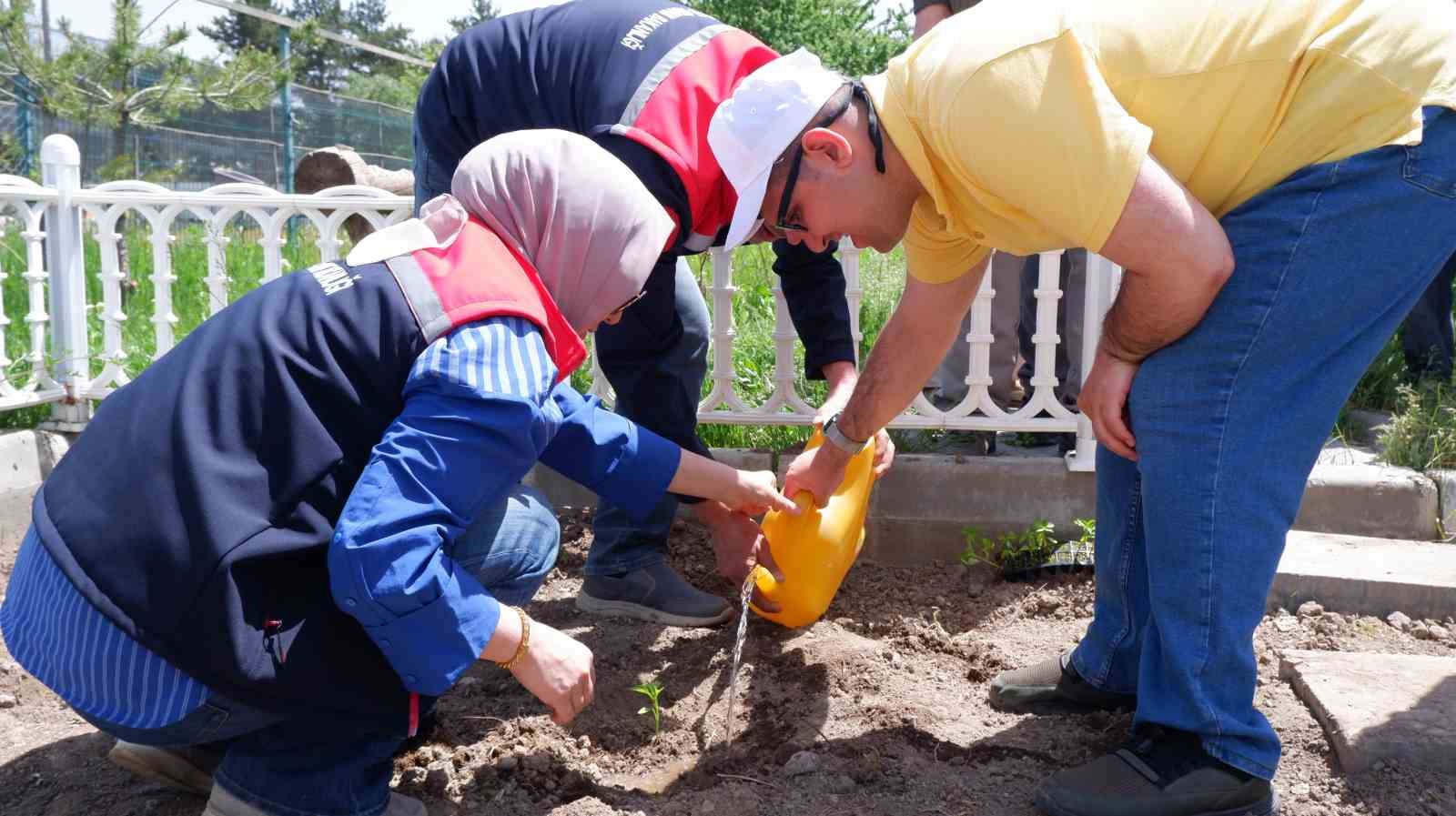 Engelli Hizmetleri Koordinasyon Merkezi’nde ekim zamanı
