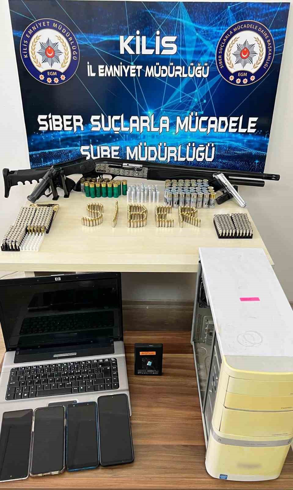Kilis’te siber suçlara yönelik operasyon: 7 tutuklama