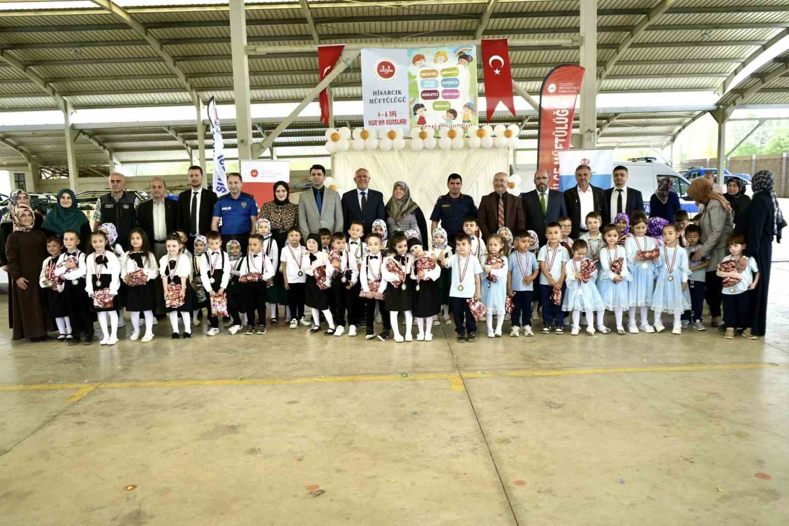 Hisarcık&rsquo;ta 4-6 Yaş Kur&rsquo;an Kursu mezuniyet t&ouml;reni

