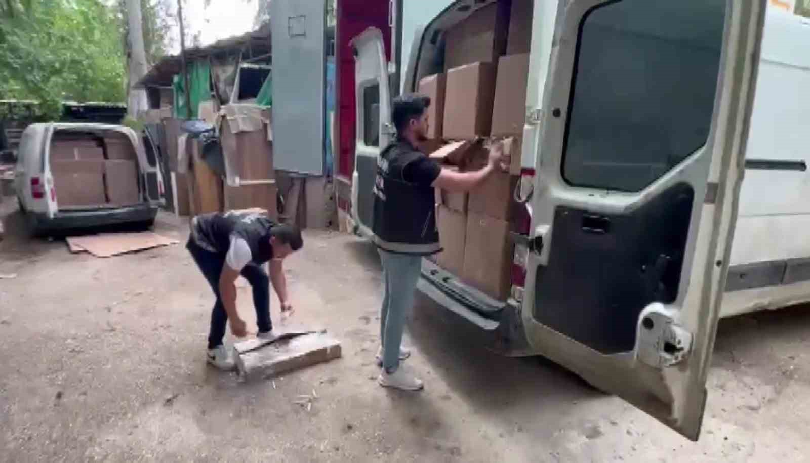 Adana’da 39 milyon TL’lik kaçakçılık operasyonu