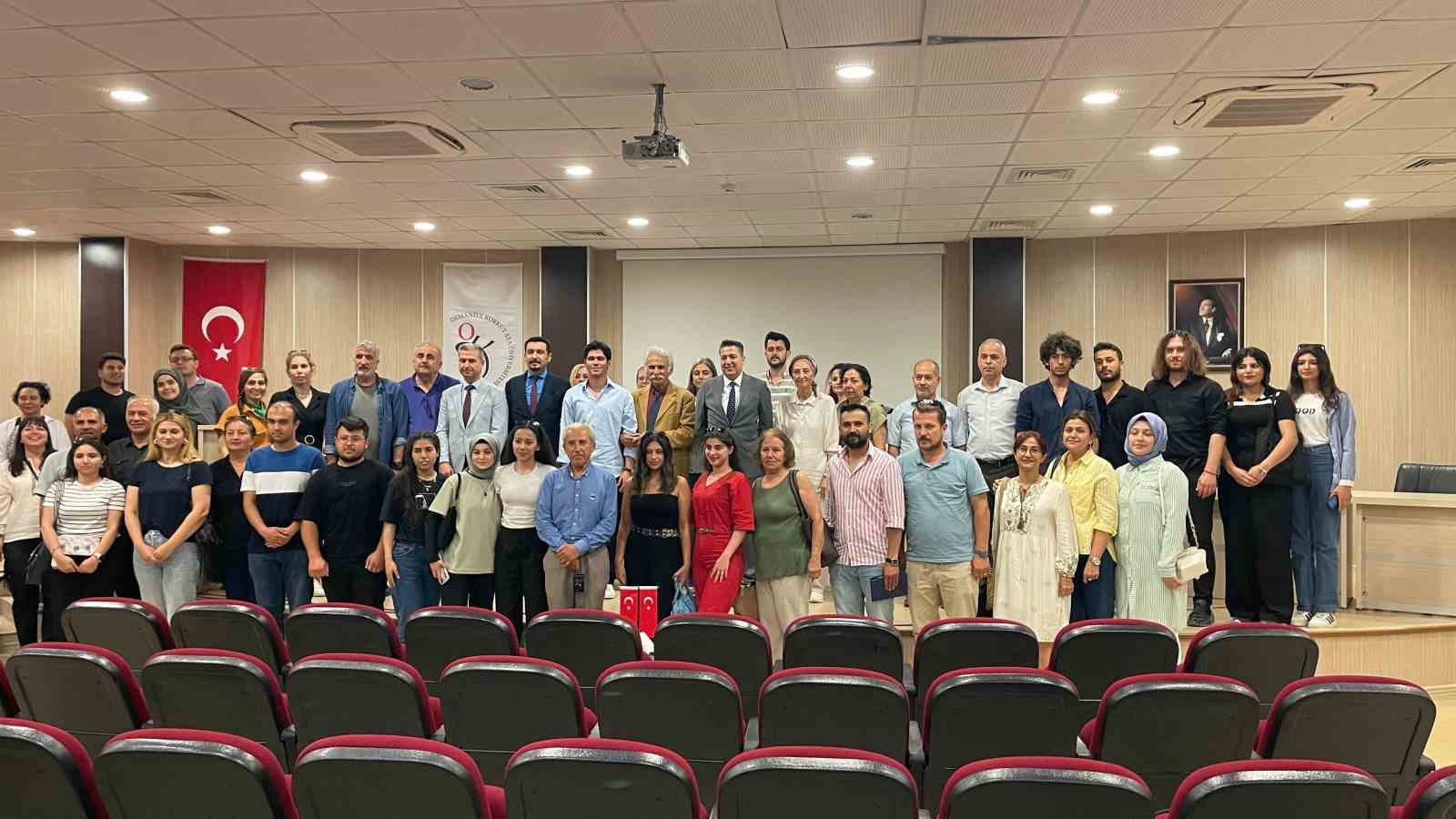 Osmaniye’de "Luvilerin İzinde Anadolu’ya Sahiplik" konferansı düzenlendi