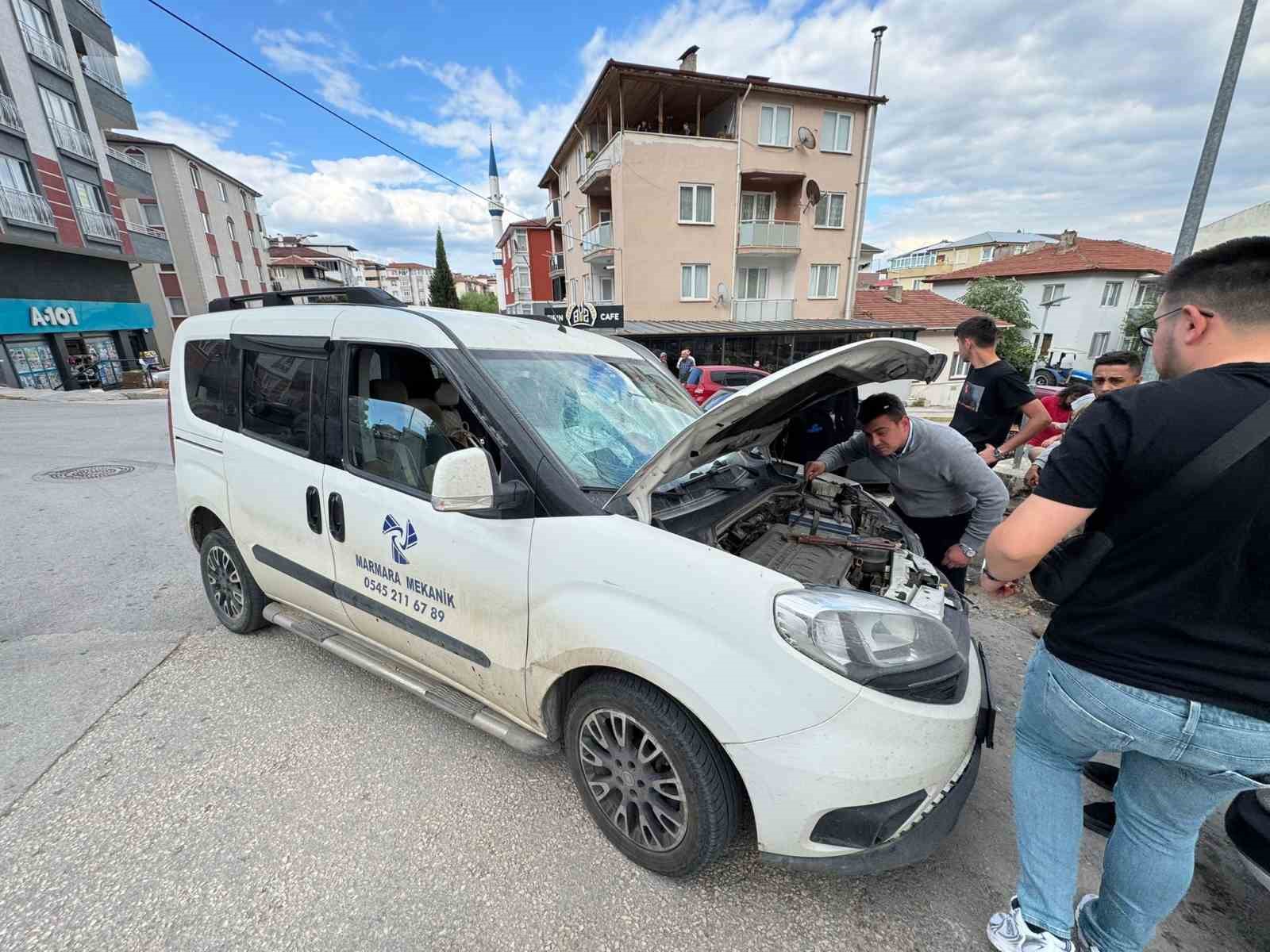 Bilecik&rsquo;te meydana gelen trafik kazasında 1 kişi yaralandı

