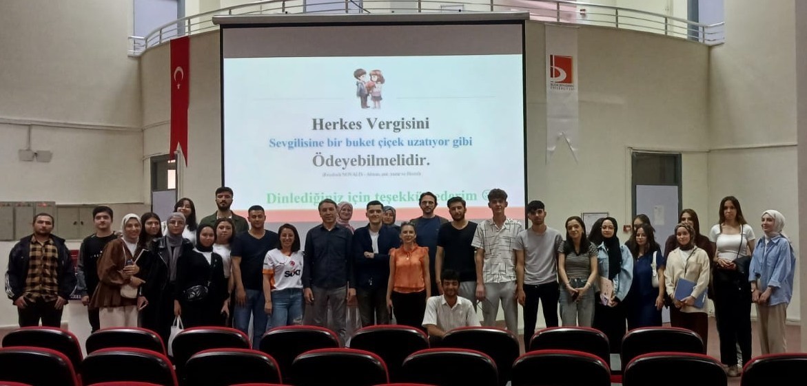 MYO&rsquo;da &lsquo;Vergi Bilinci&rsquo; semineri ger&ccedil;ekleşti
