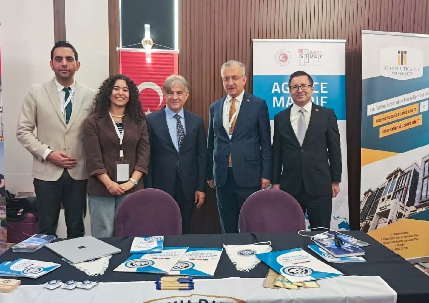 Rektör Levent, Tunus’ta düzenlenen Türk Üniversiteleri Eğitim Fuarı’na katıldı