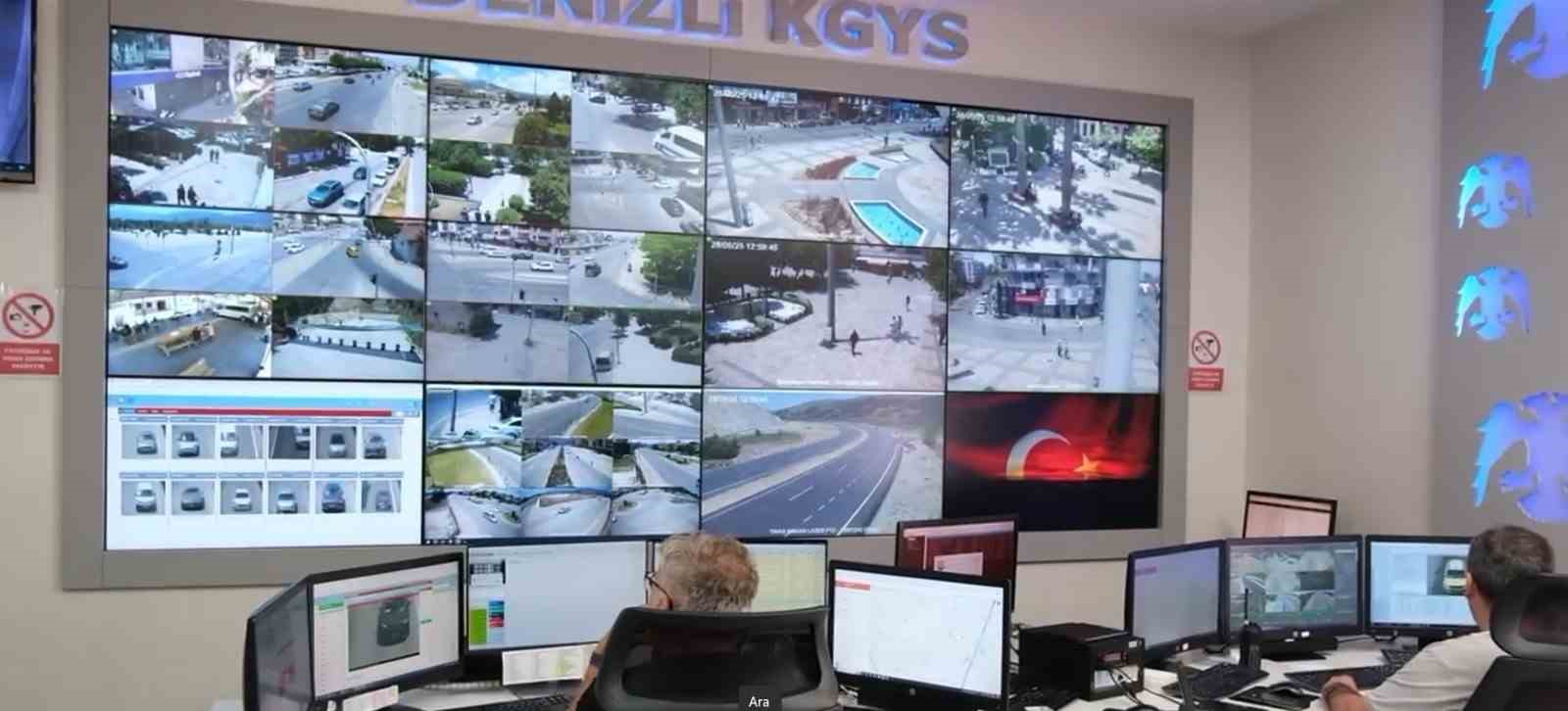 Denizli’de 209 kavşak ve yollar kameralarla denetleniyor