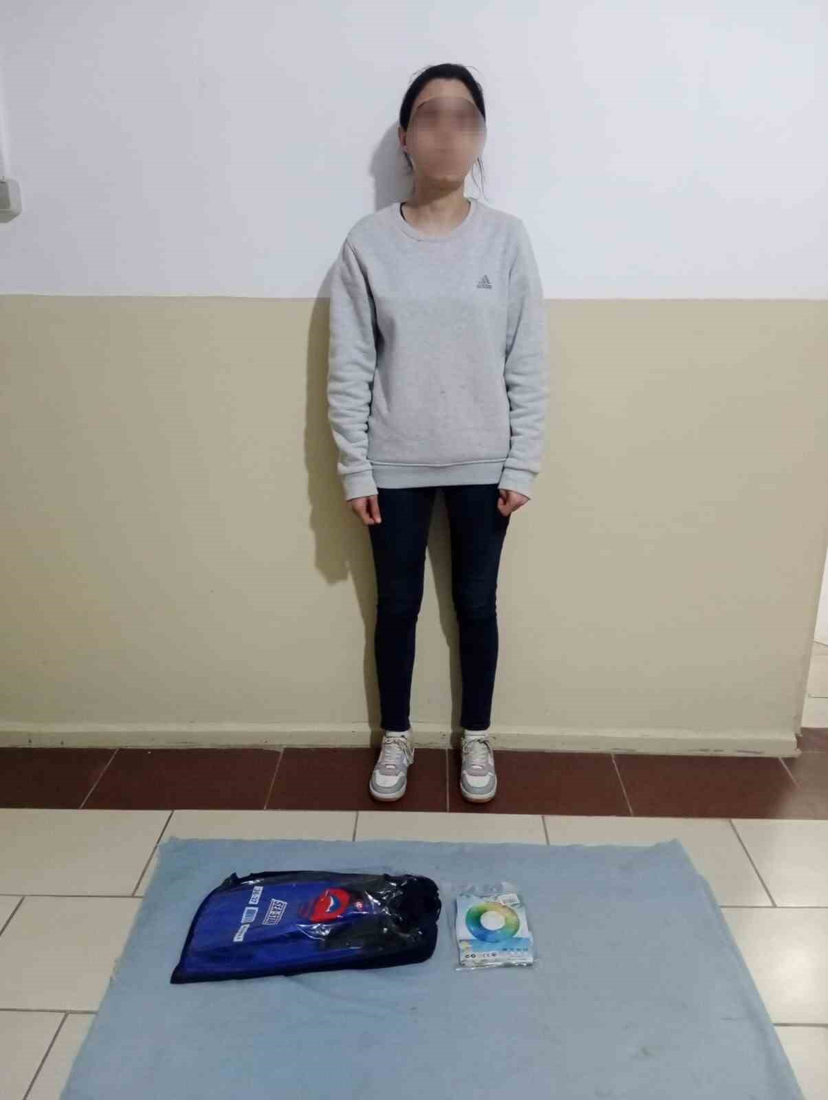 Sisam’a can simidi ile geçmeye çalışırken yakalandı