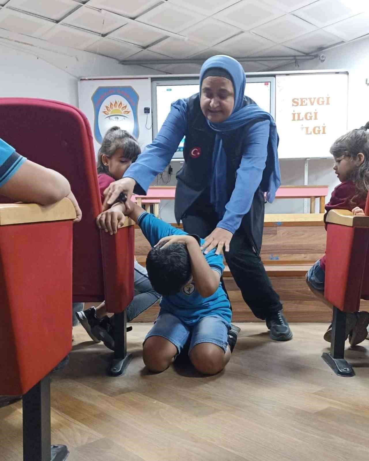 Yedi Eylül İlkokulu’nda Afet Farkındalık eğitimi
