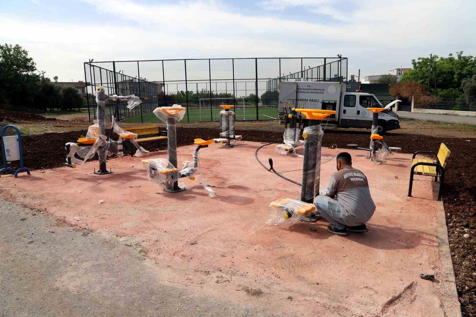 Akdeniz’e yeni park ve spor alanı