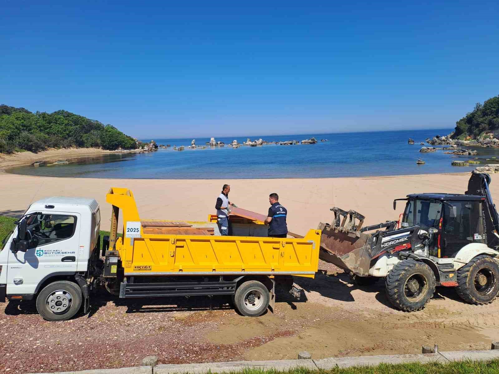 Kandıra plajları yeni sezona hazırlanıyor