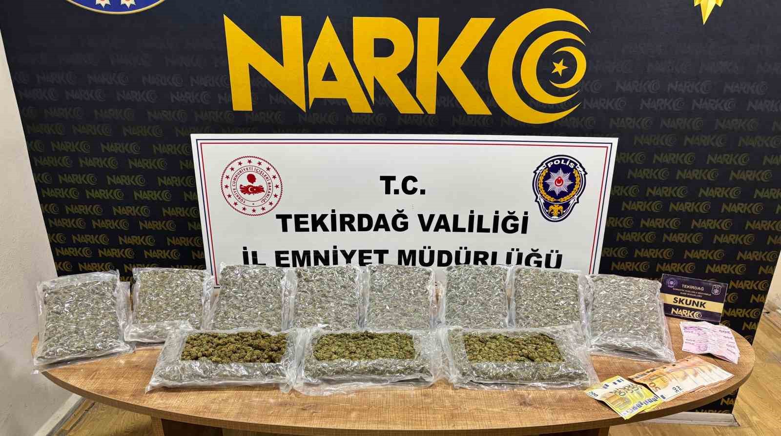 Tekirdağ’da uyuşturucu operasyonlarında 10 kişi tutuklandı