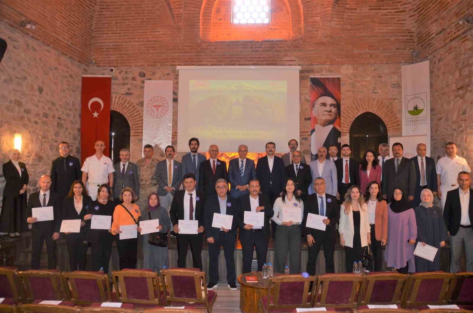 Sigarayı bırakana sertifika verildi