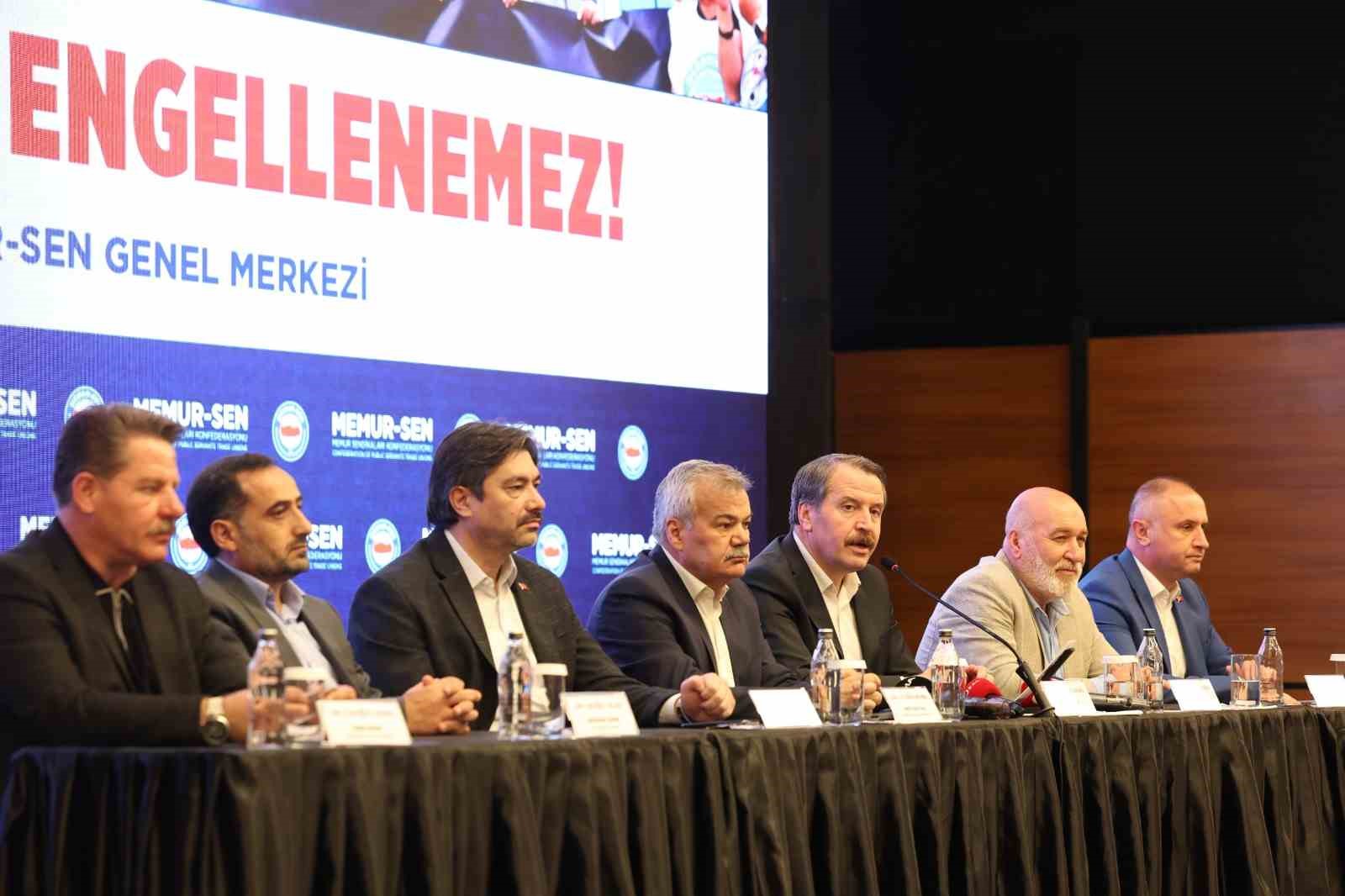 Memur-Sen Genel Başkanı Yalçın: "Beş hizmet kolumuzu ilgilendiren koruyucu giyim kazanımımız birçok kurumda verilemiyor"
