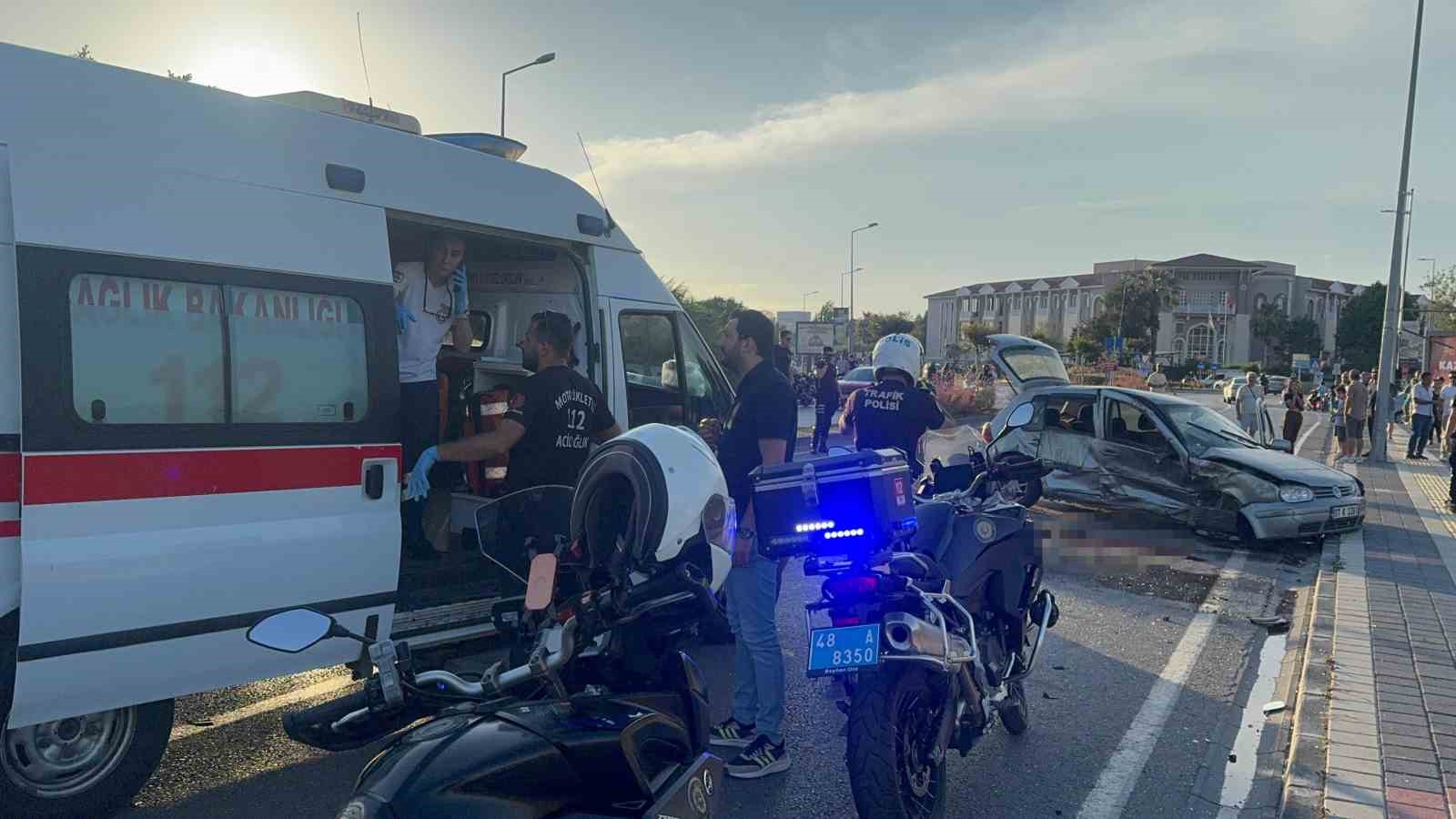 Fethiye'de kaza: Bir kişi hayatını kaybetti, üç kişi yaralandı, İHA haber.