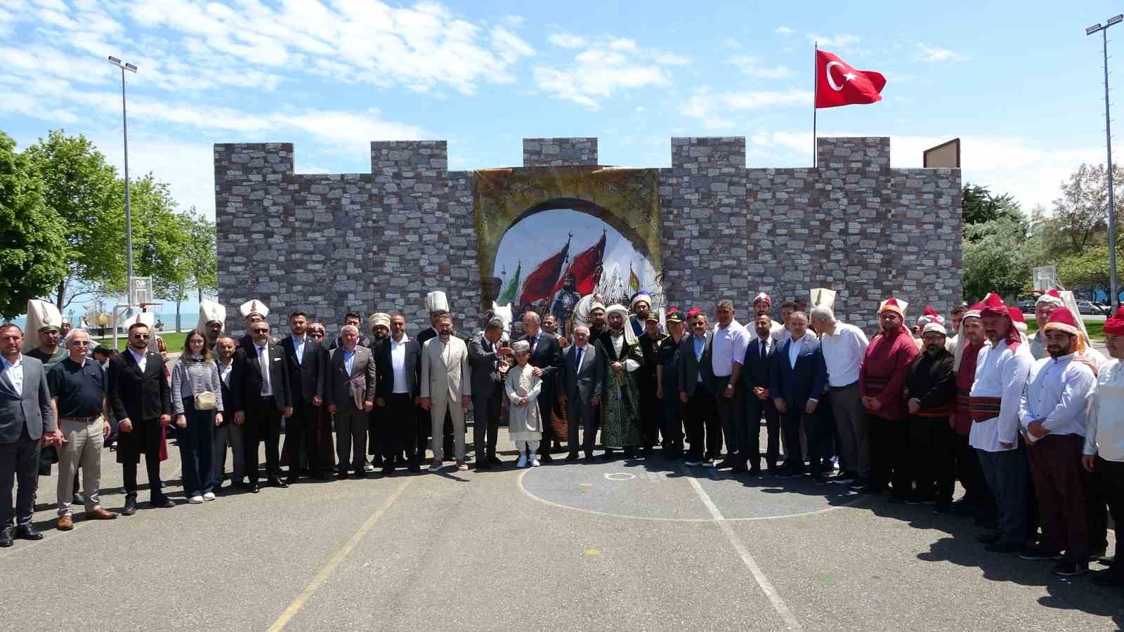 Fethin 572’nci yıl dönümü, karadan gemi yürütülerek canlandırıldı
