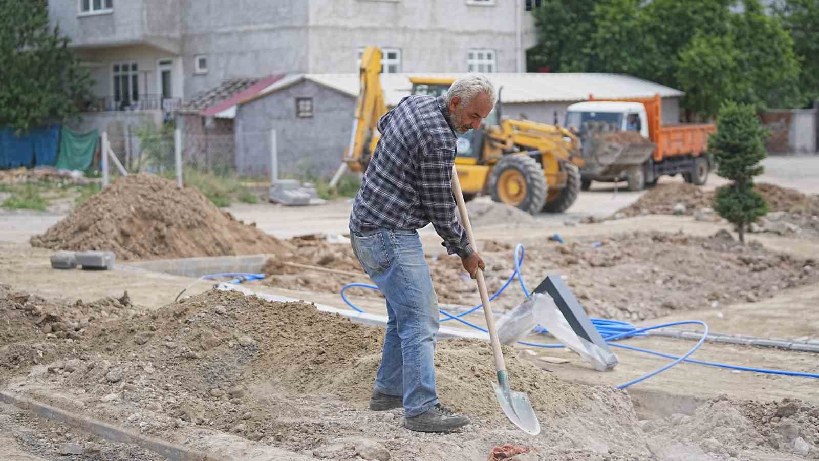 Dolamantepe Mahallesi&rsquo;nde park ve yol d&uuml;zenlemesi

