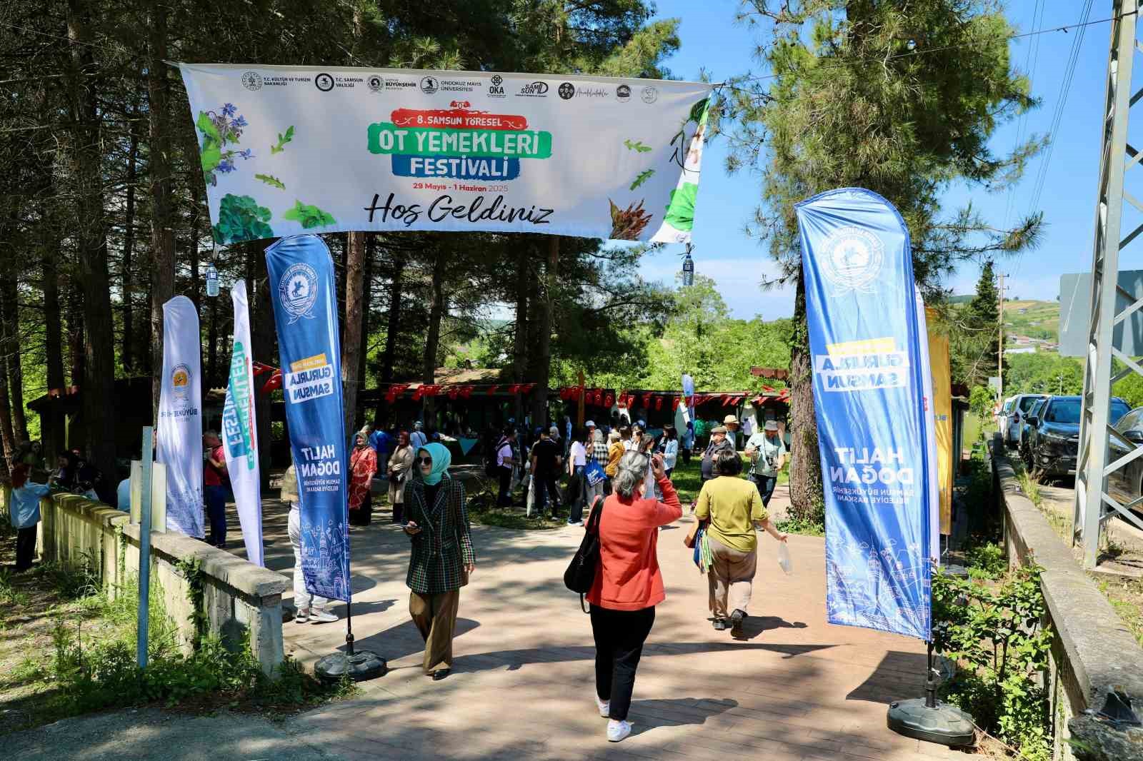 Samsun’da Ot Yemekleri Festivali başladı: Bin 800 farklı ot ve eşsiz tatlar ziyaretçileri bekliyor