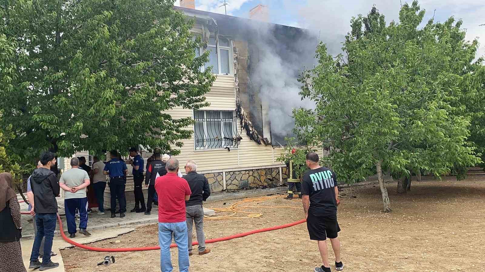 Kulu’da müstakil evde yangın