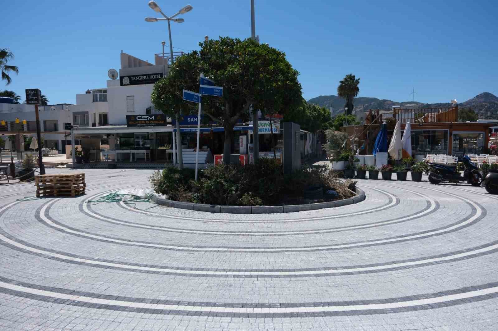 Bodrum&rsquo;da cadde ve sokaklar yenileniyor
