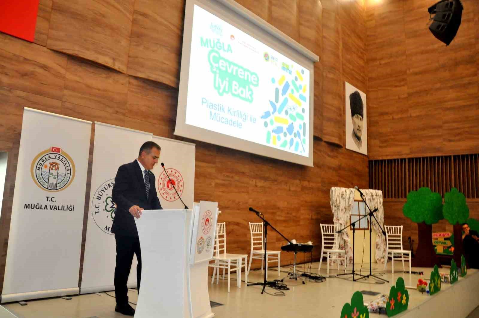 Muğla&rsquo;da "plastik kirliliğiyle m&uuml;cadele" temalı &ccedil;evre haftası etkinlikleri d&uuml;zenlendi
