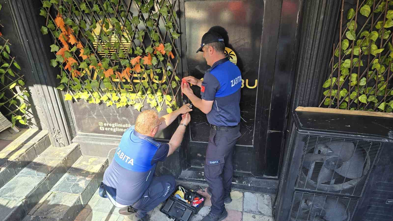 Zonguldak&rsquo;ta eğlence mekanına sigara ihlali cezası
